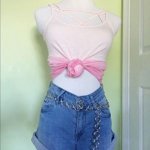 pink ombré tank top